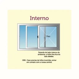 Janela Veneziana de Alumínio 3 Folhas 1,00 x 1,50 com Grade Cor Branco Linha All Modular - 4