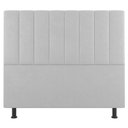 Ver imagem 5 de Kit Cabeceira e Baú Cama Box King Size Cora 195cm Sintético Branco - Desk Design