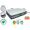 Ver imagem 2 de Colchão Espuma Becflex Titan Pillow King 1,93 M Firme