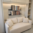 Ver imagem 2 de 2 Prateleiras de Parede Multiuso 60cm + 4 Aparadores para Livros Bibliocanto Aço Preto