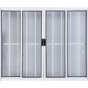Ver imagem 1 de Vitro de Alumínio 4 Folhas 1,00 x 1,80 com Grade Cor Branco Linha All Modular