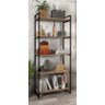 Guarda Roupas S/ Portas Metal Preto Vintage Office AJL Estante Estilo Industrial - 3