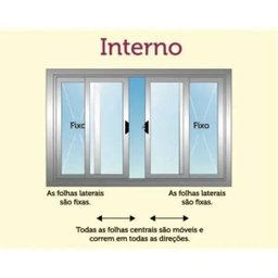 Janela Veneziana de Alumínio 6 Folhas 1,20 x 1,80 sem Grade Cor Brilhante Linha All Modular - 4