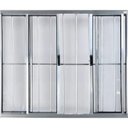 Ver imagem 3 de Vitro de Aluminio 4 Folhas Com Grade Anchieta Esquadrias 120 x 120cm