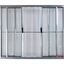 Ver imagem 1 de Vitro de Alumínio 4 Folhas 1,00 x 2,00 com Grade Cor Brilhante Linha All Modular