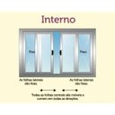 Ver imagem 4 de Janela de Alumínio Veneziana 6 Folhas Com Grade Anchieta Esquadrias 120 x 120cm