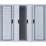 Janela Veneziana de Alumínio 6 Folhas 1,00 x 2,00 sem Grade Cor Branco Linha All Modular - 2
