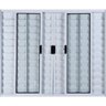 Janela Veneziana de Alumínio 6 Folhas 1,00 x 2,00 sem Grade Cor Branco Linha All Modular - 1