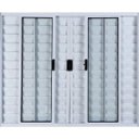 Ver imagem 1 de Janela Veneziana de Alumínio 6 Folhas 1,00 x 2,00 sem Grade Cor Branco Linha All Modular