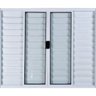 Janela Veneziana de Alumínio 6 Folhas 1,00 x 2,00 sem Grade Cor Branco Linha All Modular - 3