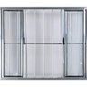 Vitro de Aluminio 4 Folhas Com Grade Anchieta Esquadrias 100 x 120cm - 2