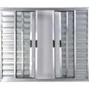 Ver imagem 2 de Janela Veneziana de Alumínio 6 Folhas 1,00 x 1,80 sem Grade Cor Brilhante Linha All Modular