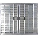 Ver imagem 1 de Janela Veneziana de Alumínio 6 Folhas 1,00 x 1,80 sem Grade Cor Brilhante Linha All Modular