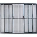 Ver imagem 1 de Vitro de Aluminio 4 Folhas Com Grade Anchieta Esquadrias 100 x 100cm