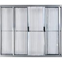 Ver imagem 3 de Vitro de Aluminio 4 Folhas Com Grade Anchieta Esquadrias 100 x 100cm