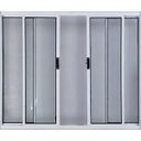 Ver imagem 2 de Vitro de Alumínio 4 Folhas 1,20 x 2,00 sem Grade Cor Branco Linha All Modular