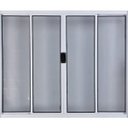 Ver imagem 1 de Vitro de Alumínio 4 Folhas 1,20 x 1,80 sem Grade Cor Branco Linha All Modular
