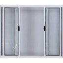 Ver imagem 3 de Vitro de Alumínio 4 Folhas 1,20 x 1,80 sem Grade Cor Branco Linha All Modular