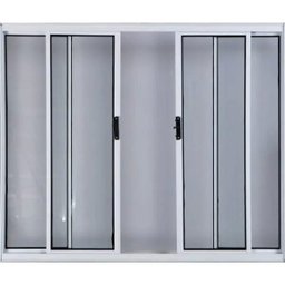 Vitro de Aluminio 4 Folhas Sem Grade Anchieta Esquadrias 120 x 150cm - 2