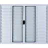 Janela de Alumínio Veneziana 6 Folhas Com Grade Anchieta Esquadrias 100 x 150cm - 3