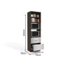 Cozinha Compacta Nox 3 Peças (2 Armários + 1 Paneleiro) CPT45 Onix/Steel/Inox - Kappesberg - 3