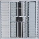 Ver imagem 3 de Janela Veneziana de Alumínio 6 Folhas 1,20 x 2,00 com Grade Cor Branco Linha All Modular