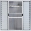 Ver imagem 2 de Janela Veneziana de Alumínio 6 Folhas 1,20 x 2,00 com Grade Cor Branco Linha All Modular