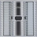 Ver imagem 1 de Janela Veneziana de Alumínio 6 Folhas 1,20 x 2,00 com Grade Cor Branco Linha All Modular