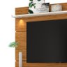 Painel Home Suspenso Lana 1.8 Naturale/Off White - PR Móveis - 3