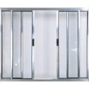 Ver imagem 2 de Vitro de Alumínio 4 Folhas 1,20 x 2,00 sem Grade Cor Brilhante Linha All Modular