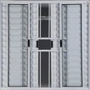Ver imagem 1 de Janela Veneziana de Alumínio 6 Folhas 1,20 x 1,80 com Grade Cor Branco Linha All Modular
