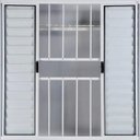 Ver imagem 2 de Janela Veneziana de Alumínio 6 Folhas 1,20 x 1,80 com Grade Cor Branco Linha All Modular