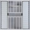Janela Veneziana de Alumínio 6 Folhas 1,20 x 1,80 com Grade Cor Branco Linha All Modular - 2