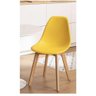 Kit 04 Cadeiras Sklum Nordic Amarelas - 4