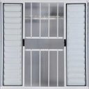 Ver imagem 2 de Janela de Alumínio Veneziana 6 Folhas Com Grade Anchieta Esquadrias 120 x 150cm