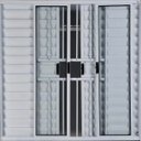 Ver imagem 3 de Janela de Alumínio Veneziana 6 Folhas Com Grade Anchieta Esquadrias 120 x 150cm