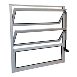 Vitro Basculante de Alumínio 0,60 x 0,80 Linha All Soft Cor Branco - 1