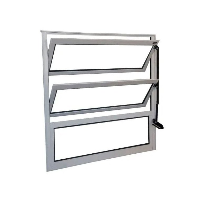 Vitro Basculante de Alumínio 0,60 x 0,80 Linha All Soft Cor Branco