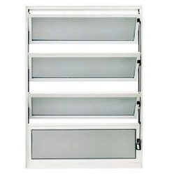 Vitro Basculante de Alumínio 0,60 x 0,80 Linha All Soft Cor Branco - 2