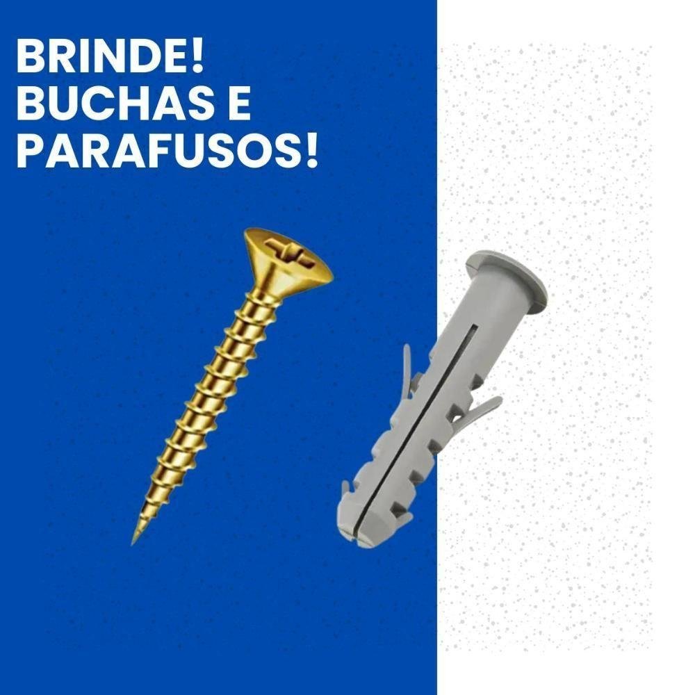 Prateleira para Quarto Infantil Branco - 5