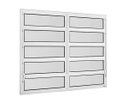 Ver imagem 2 de Janela Basculante de Alumínio 1,00 x 1,50 Linha All Soft Cor Branco Duplo