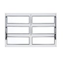 Ver imagem 1 de Janela Basculante de Alumínio 1,00 x 1,20 Linha All Soft Cor Branco Duplo
