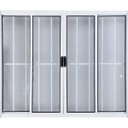 Ver imagem 1 de Vitro de Alumínio 4 Folhas 1,20 x 2,00 com Grade Cor Branco Linha All Modular