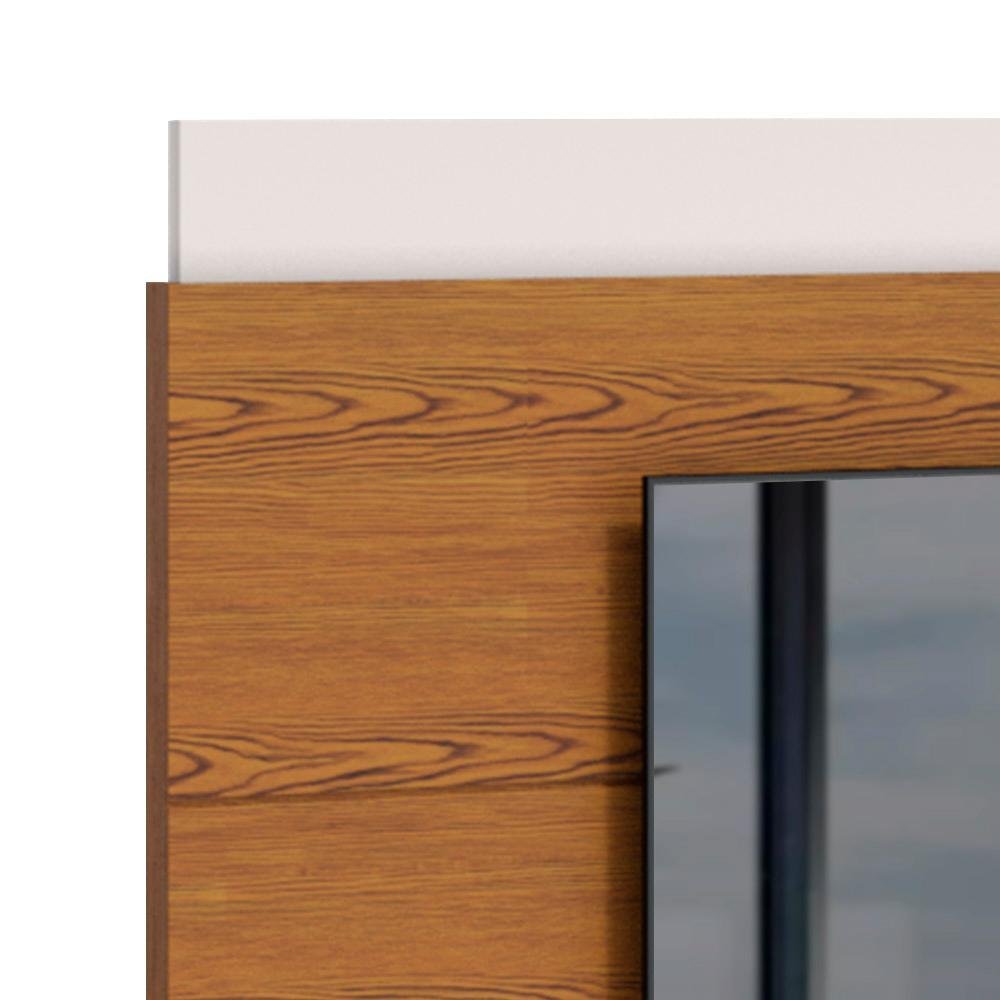 Painel para Tv até 60 Polegadas com Led Freijó Off White Charm 2.2 Shop Jm - 3