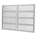 Ver imagem 1 de Janela Basculante de Alumínio Duplo 1,00 x 1,20 Linha All Soft Cor Brilhante