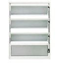 Ver imagem 2 de Vitro Basculante de Alumínio 0,60 x 0,60 Linha All Soft Cor Branco