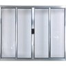 Vitro de Aluminio 4 Folhas Sem Grade Anchieta Esquadrias 100 x 150cm - 1
