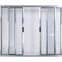 Ver imagem 2 de Vitro de Aluminio 4 Folhas Sem Grade Anchieta Esquadrias 100 x 120cm