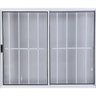 Vitro de Alumínio 2 Folhas 1,20 x 1,50 com Grade Cor Branco Linha All Modular - 1