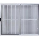 Ver imagem 1 de Vitro de Alumínio 2 Folhas 1,20 x 1,50 com Grade Cor Branco Linha All Modular